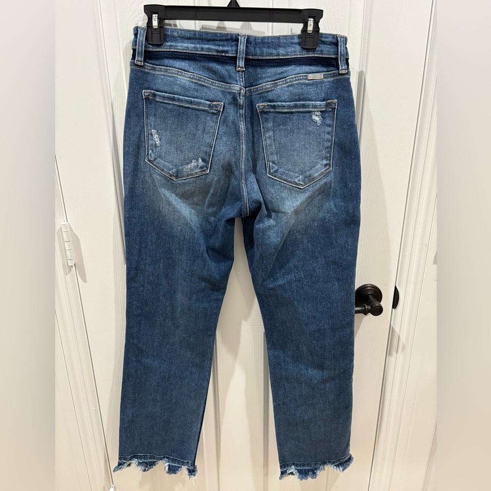 KanCan Dark Blue Distressed Boyfriend Jeans - Picture 7 of 11